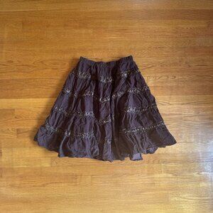 Tiered Ruffled Skirt